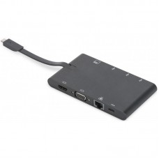 Док-станція DIGITUS Travel USB-C, 9 Port Док-станція DIGITUS Travel USB-C, 9 Port
