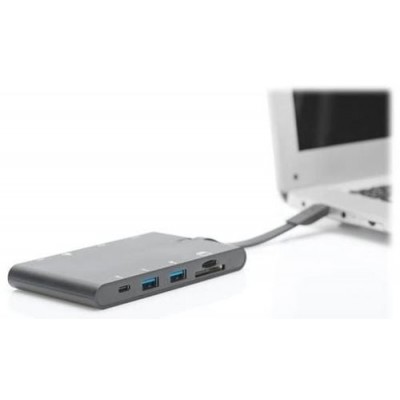 Док-станція DIGITUS Travel USB-C, 9 Port