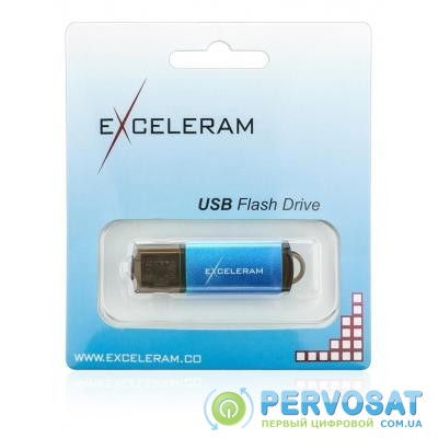 USB флеш накопитель eXceleram 16GB A3 Series Blue USB 3.1 Gen 1 (EXA3U3BL16)