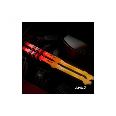 Модуль памяти для компьютера DDR4 16GB 2666 MHz FURY Beast RGB HyperX (Kingston Fury) (KF426C16BBA/16)