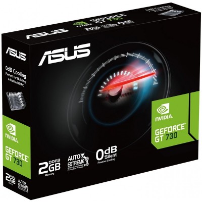 Відеокарта ASUS GeForce GT730 2GB DDR3 EVO low-profile for silent HTPC builds GT730-SL-2GD3-BRK-EVO