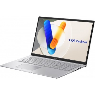 Ноутбук ASUS Vivobook 17 X1704VA-AU454 17.3&quot; FHD IPS, Intel 3-100U, 16GB, F512GB, UMA, NoOS, Сріблястий