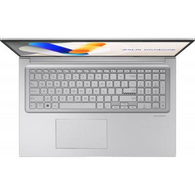 Ноутбук ASUS Vivobook 17 X1704VA-AU454 17.3" FHD IPS, Intel 3-100U, 16GB, F512GB, UMA, NoOS, Сріблястий