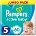 Подгузник Pampers Active Baby Junior Размер 5 (11-16 кг), 60 шт. (8001090948410)