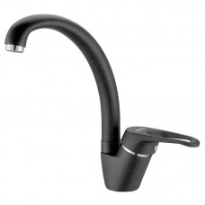 Змішувач Franke Vega /115.0622.964/фраграніт/з поворотним виливом/ одноричажний/графіт