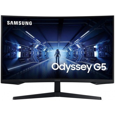 Монітор LCD 31.5&quot; Samsung Odyssey G5 LC32G55T 2xHDMI, DP, VA, 2560x1440, 144Hz, 1ms, CURVED