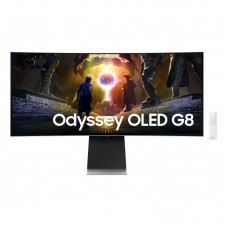 Монітор Samsung 34" Odyssey OLED G85S HDMI, DP, USB, Bluetooth, MM, OLED, 3440x1440, 0.3ms, HAS, FreeSync Premium Pro, CURVED Монітор Samsung 34" Odyssey OLED G85S HDMI, DP, USB, Bluetooth, MM, OLED, 3440x1440, 0.3ms, HAS, FreeSync Premium Pro, CURVED