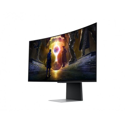 Монітор Samsung 34" Odyssey OLED G85S HDMI, DP, USB, Bluetooth, MM, OLED, 3440x1440, 0.3ms, HAS, FreeSync Premium Pro, CURVED