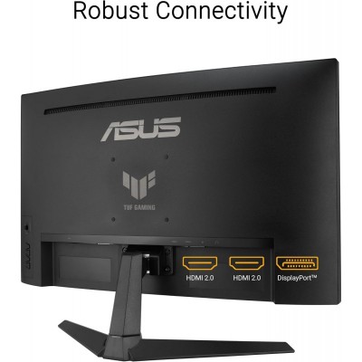 Монітор Asus 27" TUF Gaming VG27VQM1B DVI, 2xHDMI, DP, MM, VA, 280Hz, 1ms, DCI-P3 90%, CURVED, AdaptiveSync