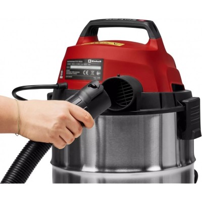 Пилосос професійний Einhell TC-VC 3055 SA 900Вт 190мбар контейнер 30л 230В/2000Вт вологе/сухе прибирання 5.3кг