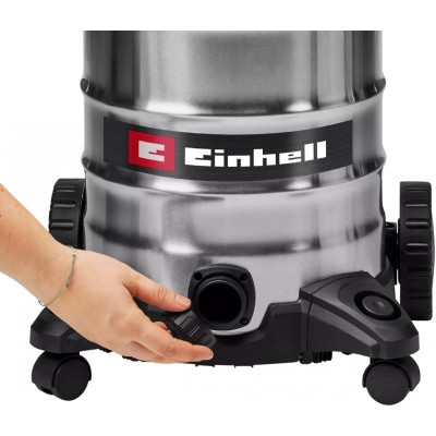 Пилосос професійний Einhell TC-VC 3055 SA 900Вт 190мбар контейнер 30л 230В/2000Вт вологе/сухе прибирання 5.3кг