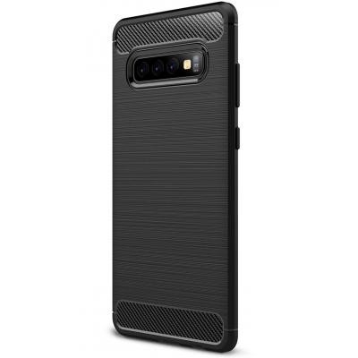 Чехол для моб. телефона Laudtec для SAMSUNG Galaxy S10 Carbon Fiber (Black) (LT-GS10B)