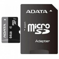 Карта пам'яті ADATA 64GB microSD class 10 UHS-I (AUSDX64GUICL10-RA1) Карта пам'яті ADATA 64GB microSD class 10 UHS-I (AUSDX64GUICL10-RA1)