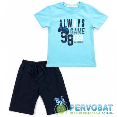 Набор детской одежды Breeze "ALWAYS GAME" (14286-140B-blue)