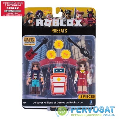 Roblox Игровая коллекционная фигурка Game Pack RoBeats W4, набор 2 шт.