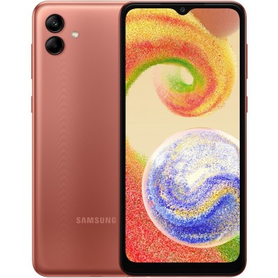 Смартфон Samsung Galaxy A04 (A045) 6.5&quot; 4/64GB, 2SIM, 5000mAh, Copper