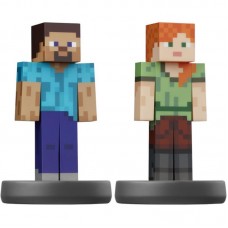 Фігурка Amiibo Minecraft Steve and Alex
