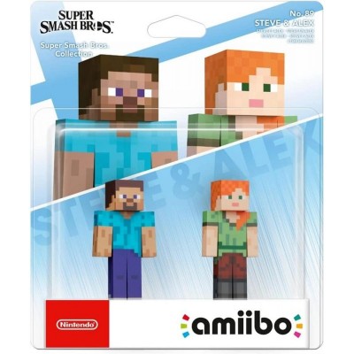 Фігурка Amiibo Minecraft Steve and Alex
