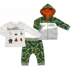Набір дитячого одягу Tongs "BABY HEROES" (2684-80B-green) Набір дитячого одягу Tongs "BABY HEROES" (2684-80B-green)