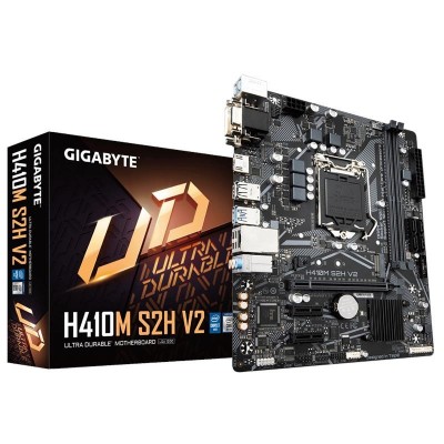 Материнська плата GIGABYTE H410M S2H s1200 H410 2xDDR4 HDMI DVI D-Sub mATX