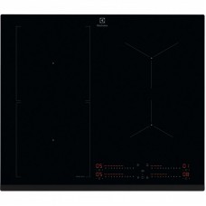 Варильна поверхня Electrolux індукційна, 60см, розширена зона, датчик кипіння, Hob2Hood, чорний Варильна поверхня Electrolux індукційна, 60см, розширена зона, датчик кипіння, Hob2Hood, чорний