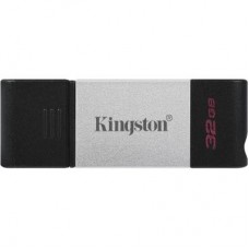 USB флеш накопичувач Kingston 32GB DataTraveler 80 USB 3.2/Type-C (DT80/32GB) USB флеш накопичувач Kingston 32GB DataTraveler 80 USB 3.2/Type-C (DT80/32GB)