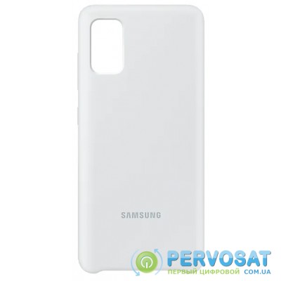 Чехол для моб. телефона Samsung Silicone Cover Galaxy A41 (A415) White (EF-PA415TWEGRU)