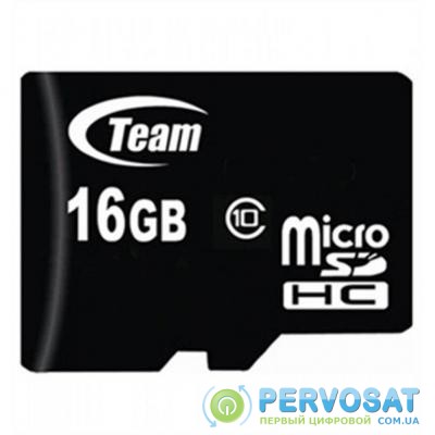 Карта памяти Team 16GB microSD class 10 (TUSDH16GCL1002)