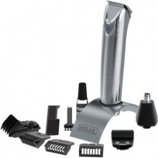 Тример WAHL Stainless Steel, акум., роторний мотор, насадок-9, чохол, гребінець, сталь, сірий Тример WAHL Stainless Steel, акум., роторний мотор, насадок-9, чохол, гребінець, сталь, сірий