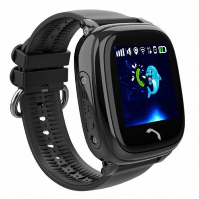 Дитячий GPS годинник-телефон GOGPS ME K25 Чорний