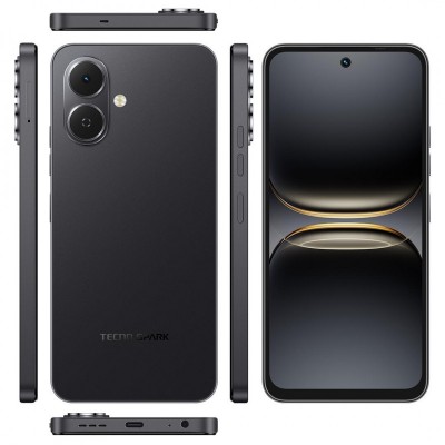 Смартфон TECNO Spark Go 2 (KM4) 6.67" 3/64ГБ, 2SIM, 5000мА•год, Ink Black Смартфон TECNO Spark Go 2 (KM4) 6.67" 3/64ГБ, 2SIM, 5000мА•год, Ink Black