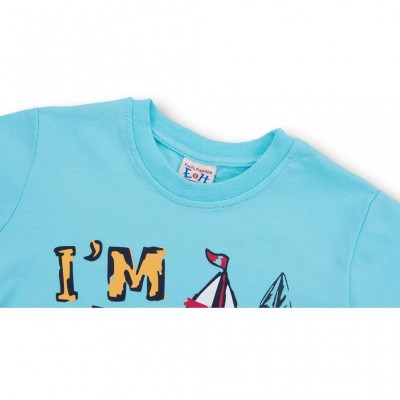 Набір дитячого одягу E&H з корабликами "I'm the captain" (8306-110B-blue)