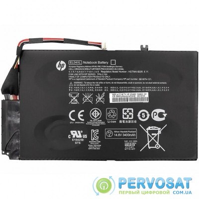 Аккумулятор для ноутбука HP Envy Ultrabook 4-1150ez (EL04XL) 14.8V 52Wh PowerPlant (NB461202)
