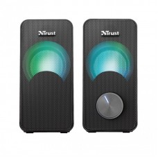 Акустична система Trust Arys 2.0, 14Вт, USB/AUX, RGB, чорний Акустична система Trust Arys 2.0, 14Вт, USB/AUX, RGB, чорний