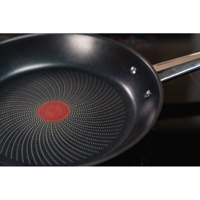 Сковорода Tefal Cook Eat, 24см, покриття Titanium, індукція, Thermo-Spot, нерж. Сталь