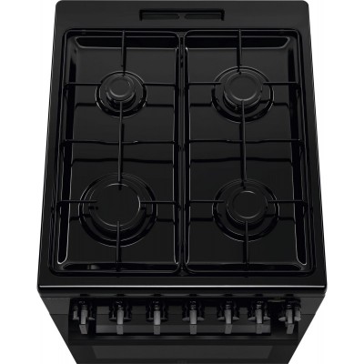 Плита Electrolux комбінована, 58л, 50x60см, конвекція, пара, чорний
