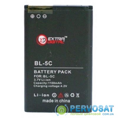 Аккумуляторная батарея для телефона EXTRADIGITAL Nokia BL-5C (1100 mAh) (BMN6274)