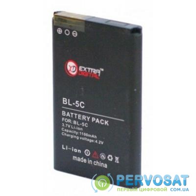 Аккумуляторная батарея для телефона EXTRADIGITAL Nokia BL-5C (1100 mAh) (BMN6274)