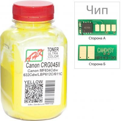 Тонер Canon MF610/630 35г Yellow +chip AHK (3203123)