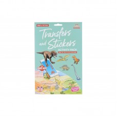 Набір перевідних наклейок Scribble Down з онлайн додатком Динозаври, А4 Набір перевідних наклейок Scribble Down з онлайн додатком Динозаври, А4