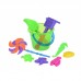 Same Toy Набор для игры с песком с Воздушной вертушкой (зеленое ведро) (9 шт.)