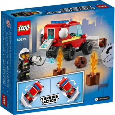 Конструктор LEGO City Fire Пожарный пикап 87 деталей (60279)