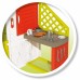 Игровой домик Smoby с летней кухней дверным звонком и столиком (810202)