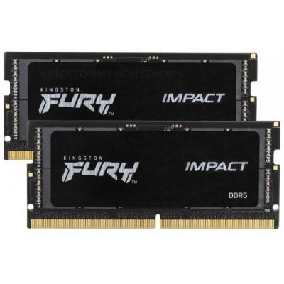 Пам'ять ноутбука Kingston DDR5 32GB KIT (16GBx2) 4800 FURY Impact