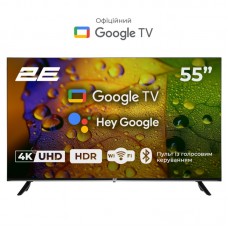 Телевізор 55" 2E LED 4K 60Hz Smart Google TV Black Телевізор 55" 2E LED 4K 60Hz Smart Google TV Black