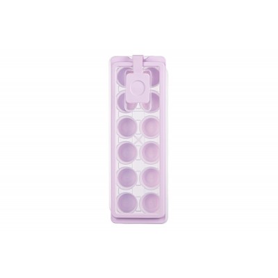 Форма для льоду з кришкою Ardesto Fresh Cylinder, 27х9.5х3.8см, силікон, пластик, ліловий