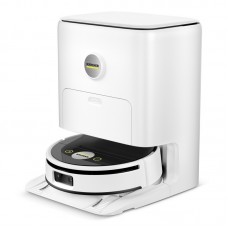 Робот-пилосос karcher RVF 7 Comfort, вологе прибирання, конт пил -0.25л, вода -0.30л, Bluetooth зарядна станція, білий