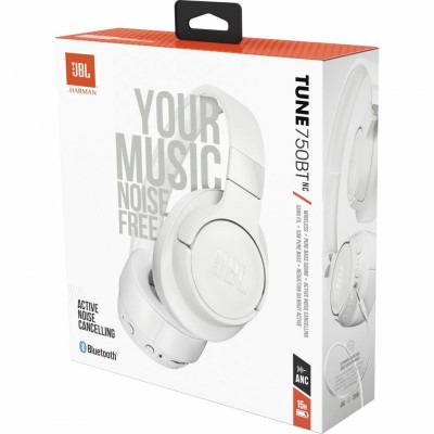 Наушники JBL Tune 750 BTNC White (JBLT750BTNCWHT)