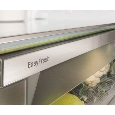 Холодильник Liebherr з нижн. мороз., 201.5x74.7х67.5, холод.відд.-346л, мороз.відд.-128л, 2дв., A++, NF, диспл внутр., чорний