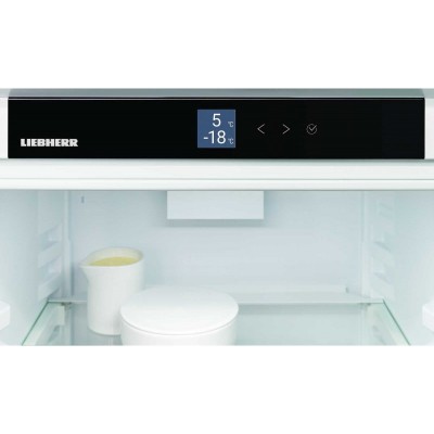 Холодильник Liebherr з нижн. мороз., 201.5x74.7х67.5, холод.відд.-346л, мороз.відд.-128л, 2дв., A++, NF, диспл внутр., чорний